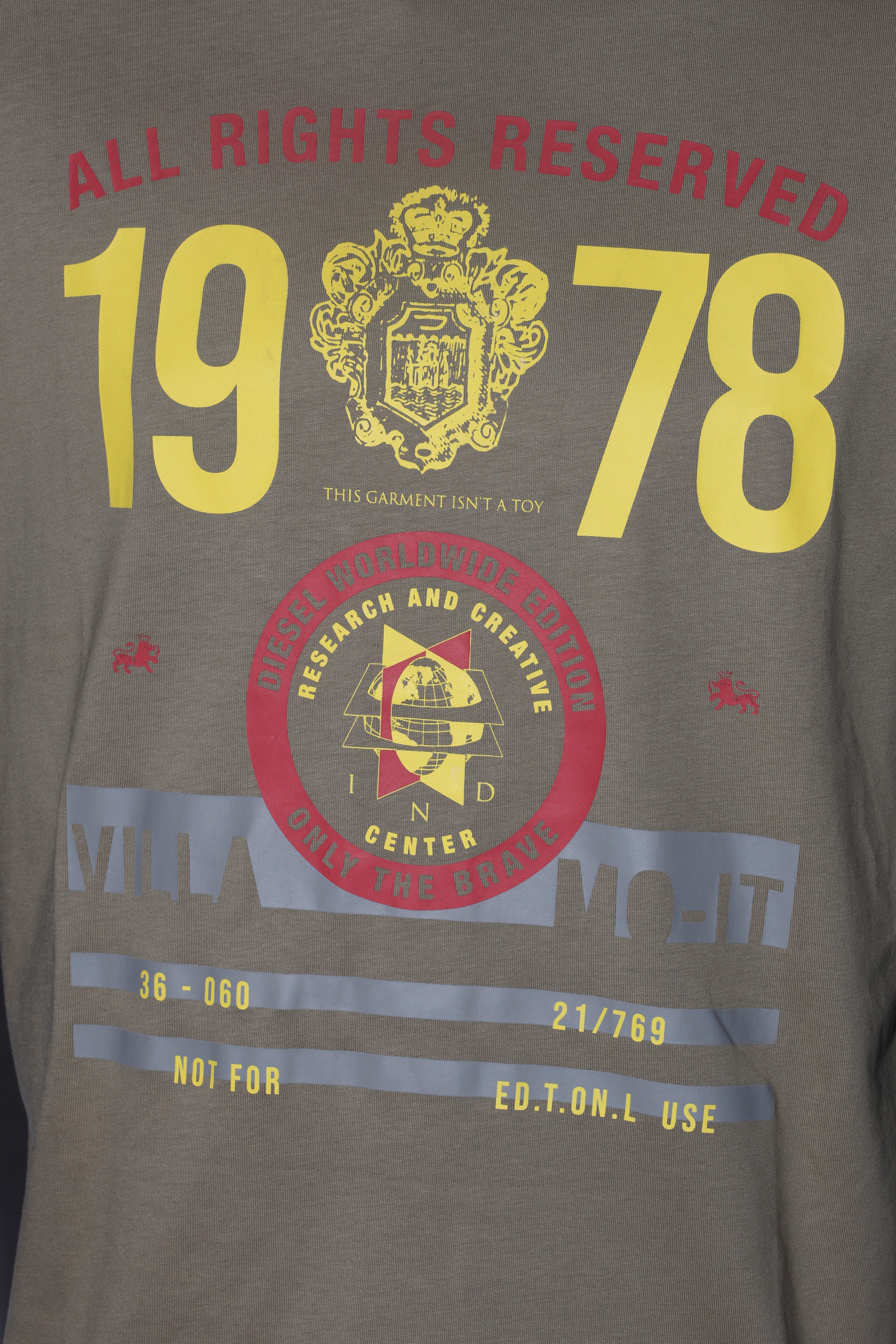Diesel T-Shirt Diegor K73 Cement